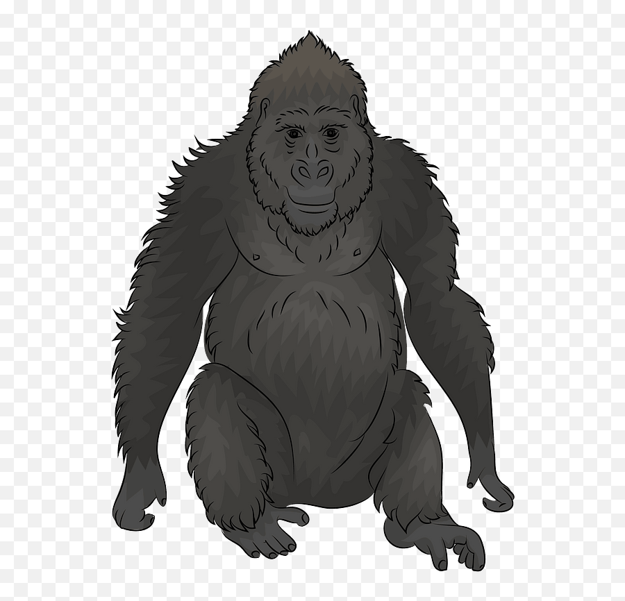 Gorilla Clipart - Ugly Emoji,Where Is The Gorilla Emoji