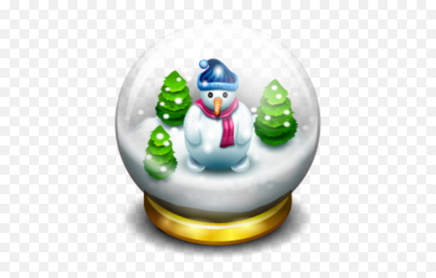 Glass Snow Ball Free Icon Of Christmas Emoji,Snowing Emoticons