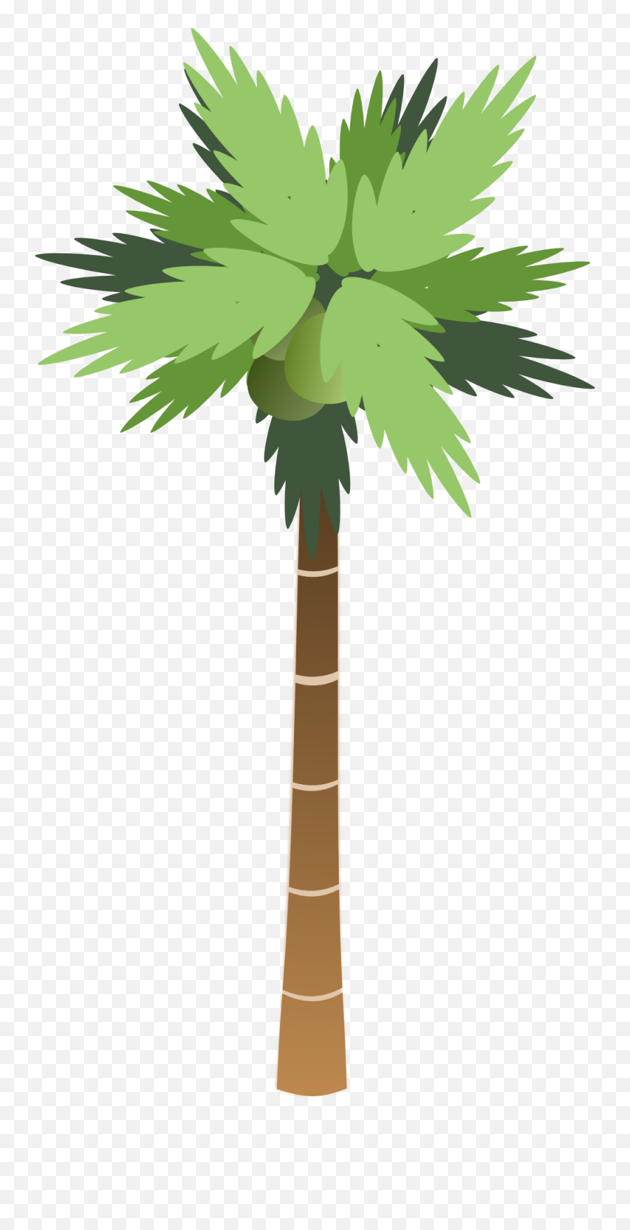 Palm Tree Clip Art Free Svg - Tall Tree Clipart Emoji,Palm Tree Emoticons