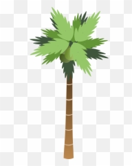 Palm Tree Clip Art Free Svg - Tall Tree Clipart Emoji,Palm Tree Emoticons
