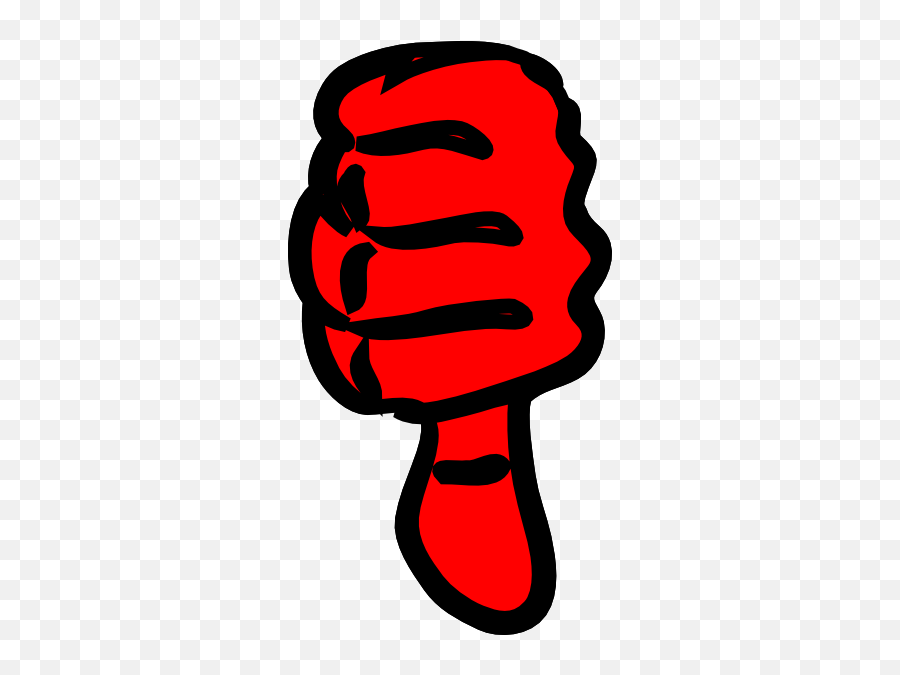 Dislike Emoji Round Red Public Domain Image - Freeimg Clipart Wrong,Down Hand Emoji