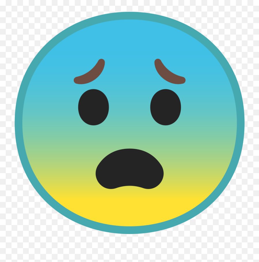 Fearful Face Icon Noto Emoji Smileys Iconset Google - Emojis Ansioso,Steam Emoticon Alphabet