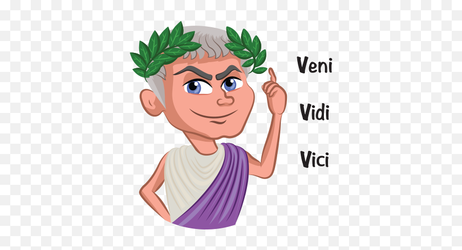 Caesar Stickers By Savvas Papadopoulos Emoji,Caesar Emoticon