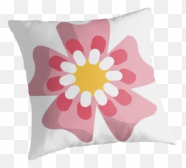 Cherry Blossom Emoji Png - Cushion 3219945 Vippng Decorative,Cherry Emoji