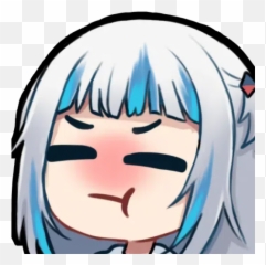 Gawrgurahololive Sticker Pack - Stickers Cloud Emoji,Gasm Text Emoji