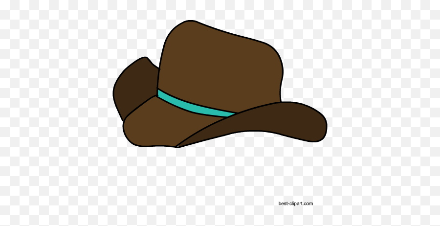 Western Cowboy Cowgirl Free Clip Art - Western Emoji,Cowboy Hat Emoji Transparent