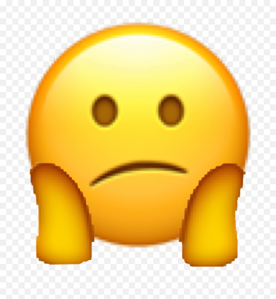 Sad Emoji Deppresed Ok Sad Sigh Sticker - Happy,Bored Emoji