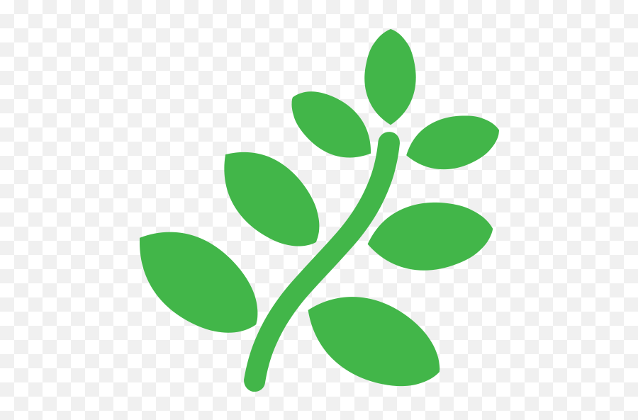 Shamrock - Herb Emoji Black And White,Moyai Emoji