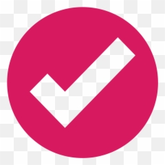 Eo Circle Pink Checkmark - Circle Orange Check Mark Emoji,Emoji Circles