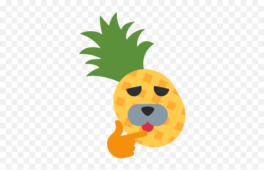 Pineapplemastodonsocial - Mastodon Transparent Png Pineapple Emoji,Tongue Sticking Out Emoji
