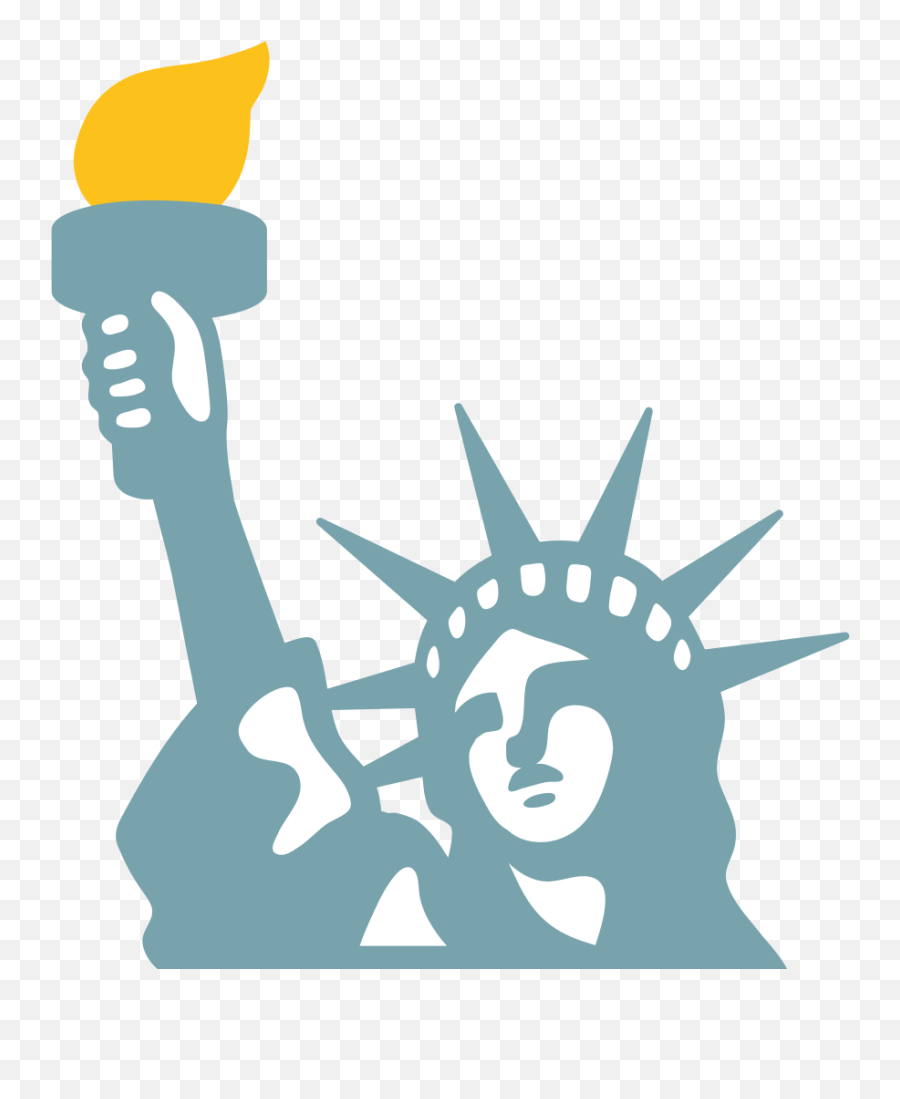 Statue Of Liberty - Emoticon Statua Della Libertà Emoji,Freedom Of Speech Emoji