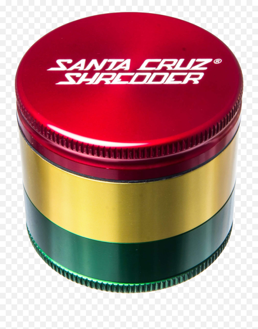 Santa Cruz Shredder Medium 3 - Piece Herb Grinder Rasta Santa Cruz Shredder 4 Piece Large Emoji,Best Customization For Friends Emojis Sc