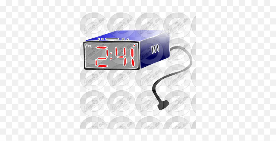 Alarm Clock Stencil For Classroom Therapy Use - Great Led Display Emoji,Alarm Clocks For Kids Emojis