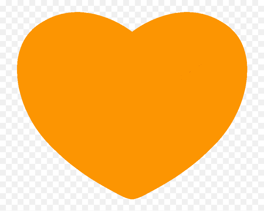 Heart Emoji Orange Computer Icons Clip Art - Heart Png Orange Heart,Discord Heart Emoji