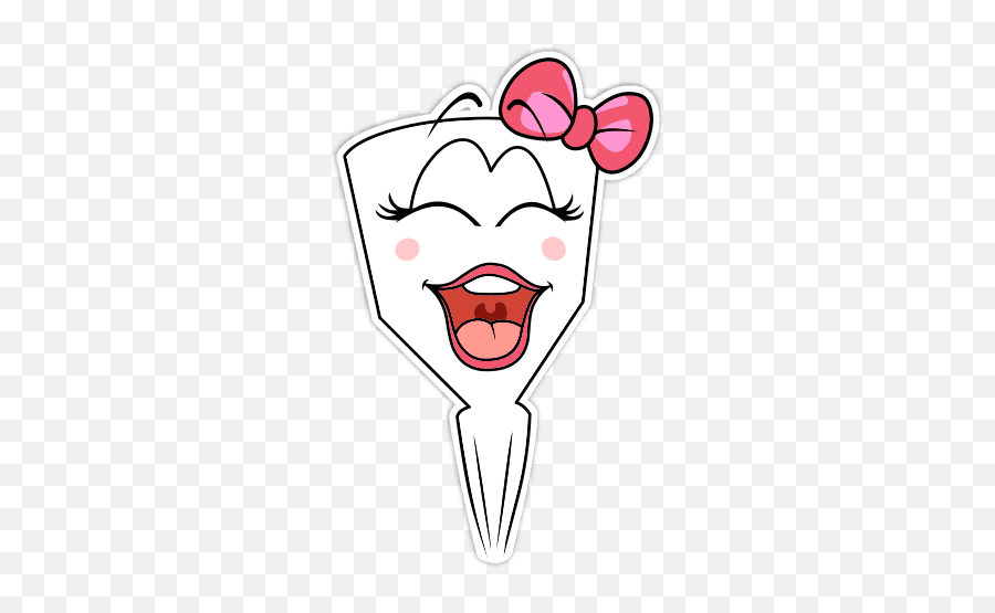 Humanoid Girl - Humanoid Hike Sticker Laughing Emoji,Perky Emoticons