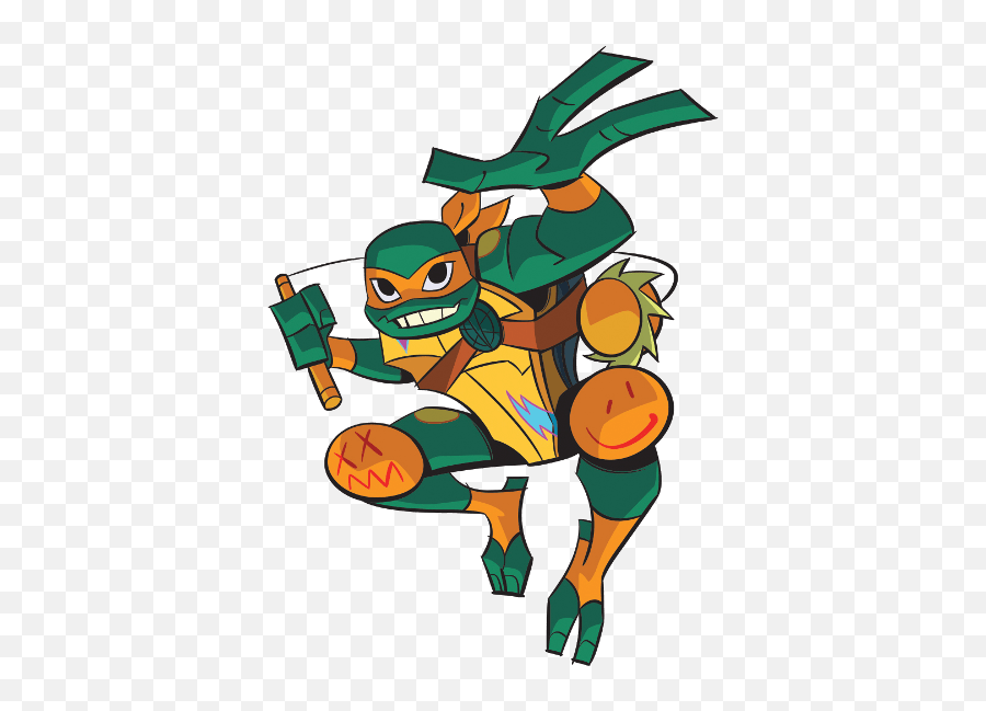 Michelangelo Rise Of The Tmnt Tmntpedia Fandom - Michelangelo Rise Of The Tmnt Emoji,Don't Wear Your Emotion On Your Shoulder Quotes