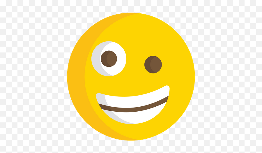 Zany Face Emoji Icon Of Flat Style - Available In Svg Png Happy,Tired Emoji
