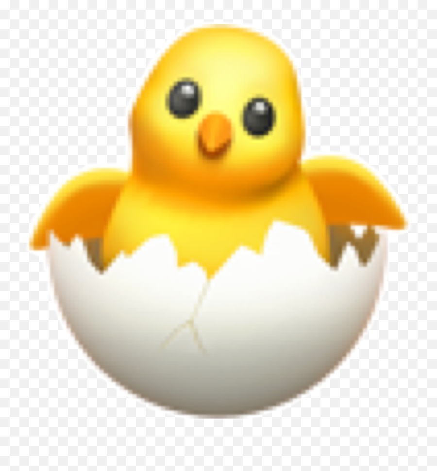 Küken Emoji Easter Egg Bird Sticker - Apple Hatching Chick Emoji,Easter Egg Emoji
