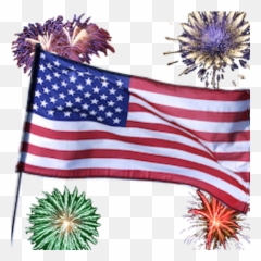 July 4th Fireworks - Flagpole Emoji,4th Of July Emotions