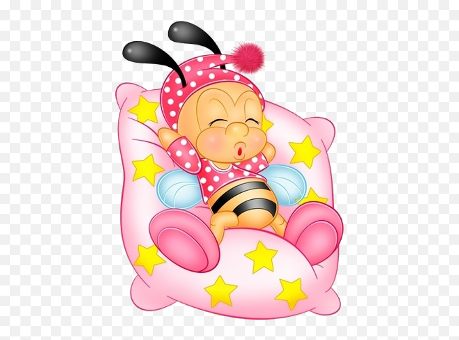 Funny Cartoon Bee 9 - Good Night Baby Cartoon Clipart Full Good Night Honey Cartoon Emoji,Baby Shower Emoticons