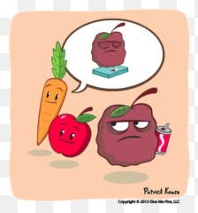 Patrick Kouse Illustration - Healthy And Unhealthy Food Gif Emoji,Storm Trooper Emoticon Gif