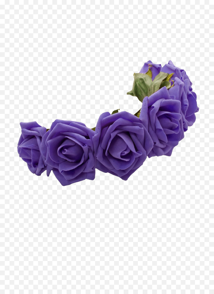 Flower Crown Transparent Tumblr - Transparent Background Purple Flower Crown Transparent Emoji,Emoji Crown Overlay
