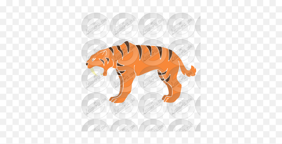 Saber - Bengal Tiger Emoji,Facebook Sabertooth Tiger Emojis