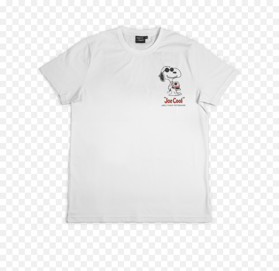 Polaroid X Peanuts Joe Cool T - Shirt U2013 Polaroid Eu Polaroid Snoopy Tshirt Emoji,Snoopy New Years Emoticons