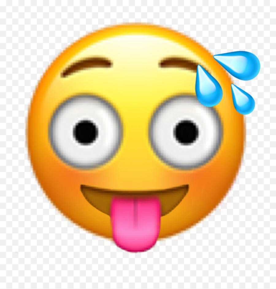 Sweat Awkward Emoji Sticker - Shocked Hand Over Mouth Emoji,Emoticon For Sweat Type