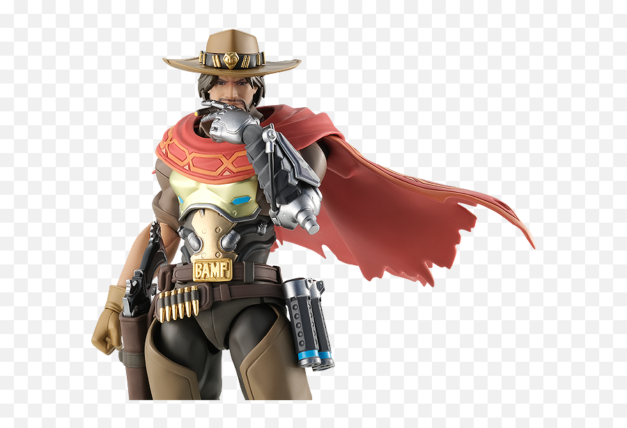 Genji Head Png - Figma Mccree U201c Good Smile Company Mccree Figma Emoji,Botw Emoji