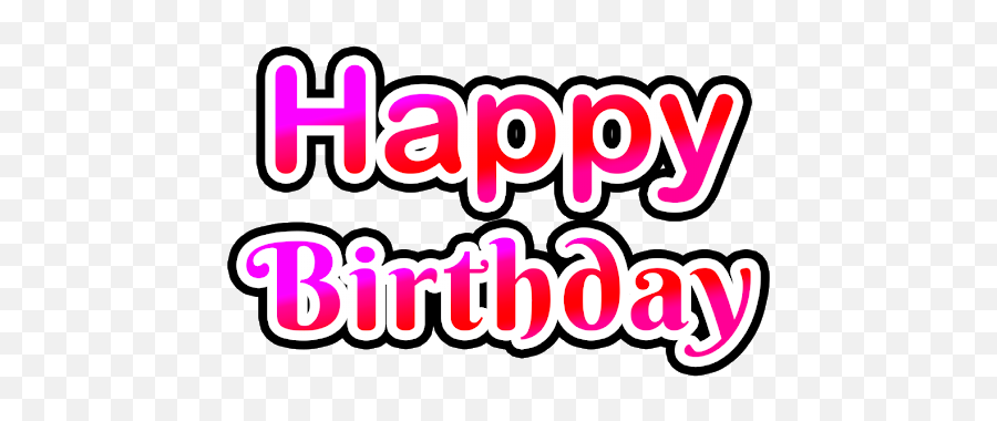 Font Happy Birthday Png Image Transparent Png Arts Emoji,Birthday Emoticon Deviant Art 