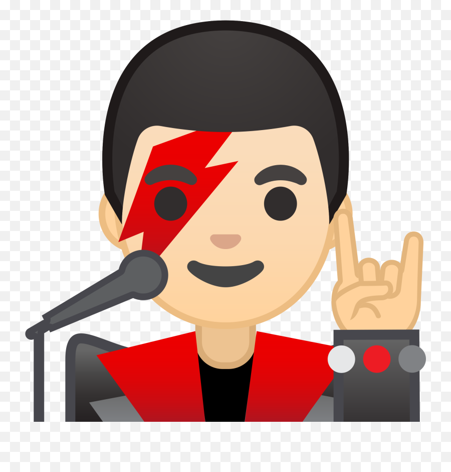 Filenoto Emoji Pie 1f468 1f3fb 200d 1f3a4svg - Wikimedia Man Singer Emoji,V Emoji
