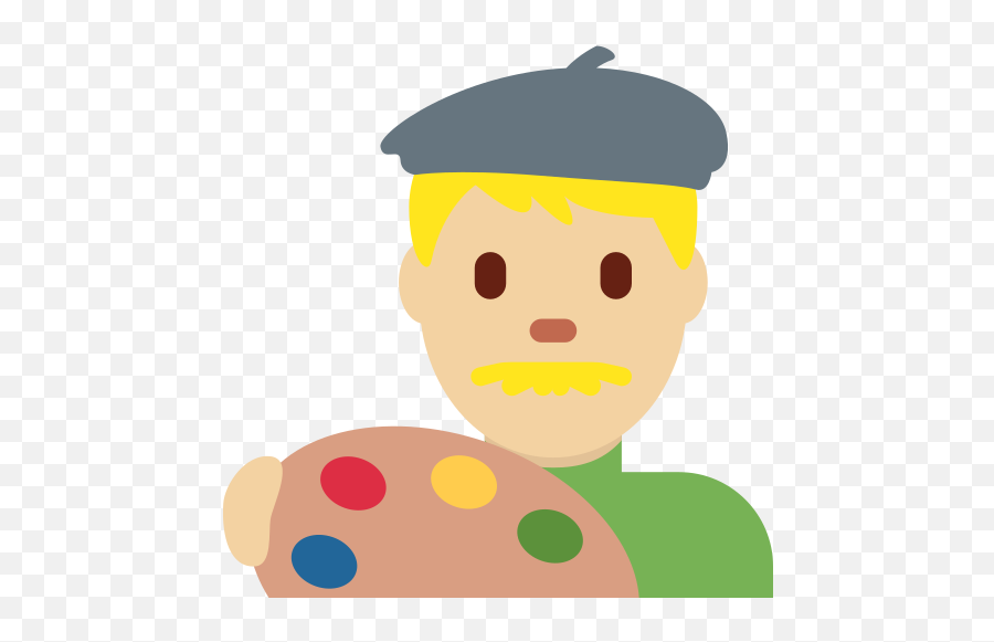 U200d Man Artist Medium - Light Skin Tone Emoji,Emojis Men