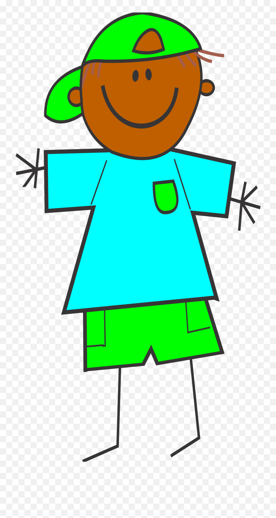 Cartoon Boy Dark Skin Clipart - Boy Dark Skin Cartoon Emoji,Black Boy Emoji
