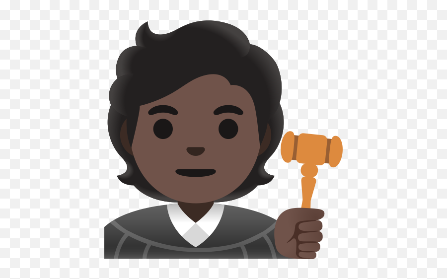 Dark Skin Tone Emoji - Dibujo De Dos Personas Dándose La Mano,Judge Hammer Emoji