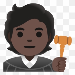 Dark Skin Tone Emoji - Dibujo De Dos Personas Dándose La Mano,Judge Hammer Emoji