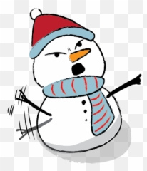 Snowman Emoji Stickers By Tuan Nguyen,Emoji Man Waving