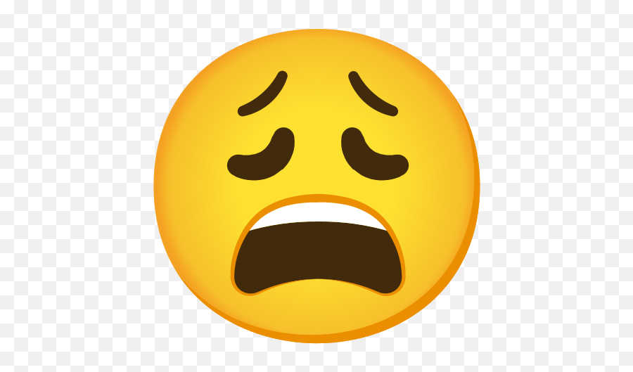 Weary Face Emoji - Distress Emoji Png,The Face Emoji