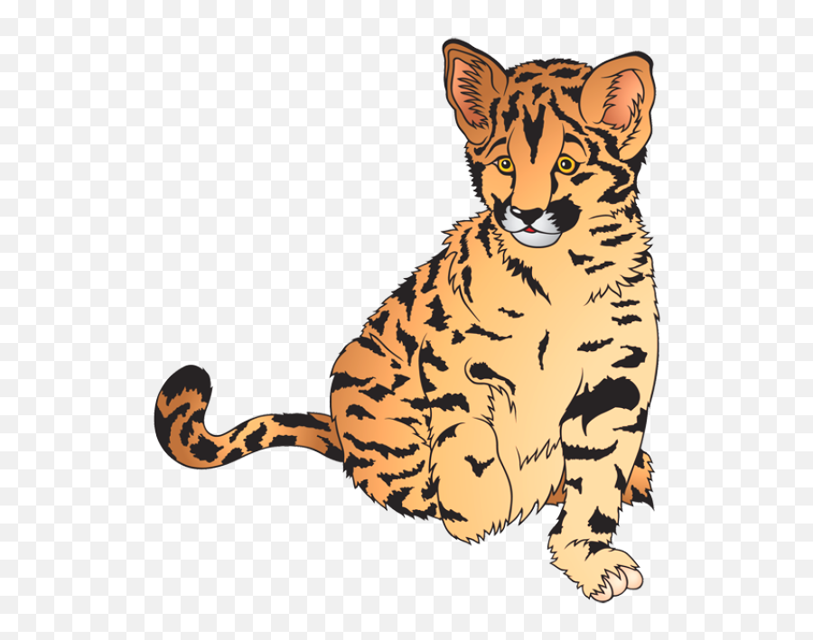 Animals Live In Zoo Clipart - Leopard Cartoon Emoji,Wsu Cougar Emoji