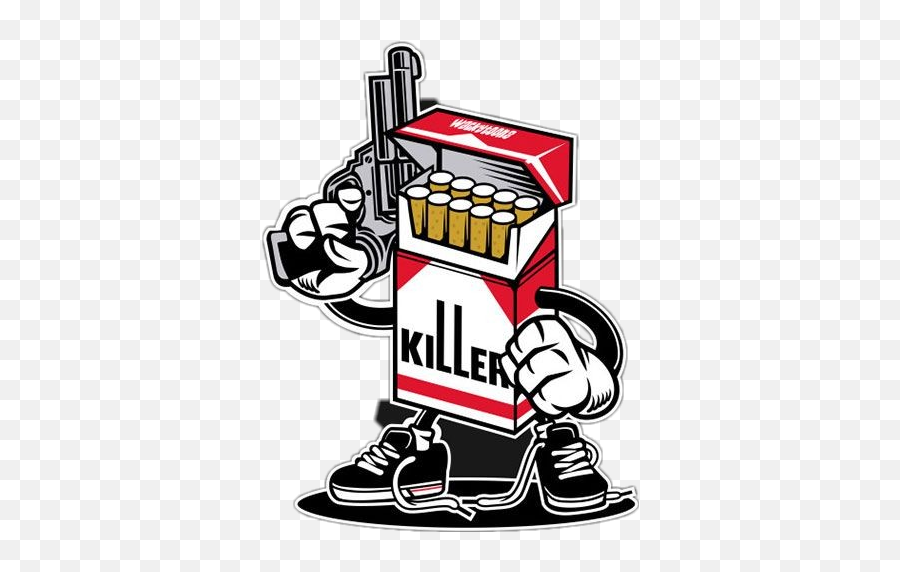 Cigarettesmoke Killing Sticker - Drawing Emoji,Picarto Emoji