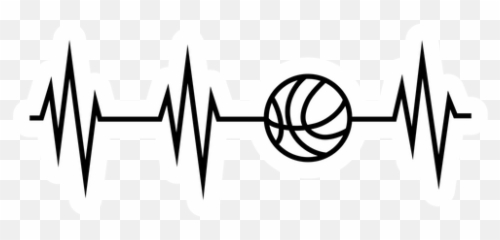 Basketball Pulse Sticker - Sticker Mania Dot Emoji,Pulse Emoji
