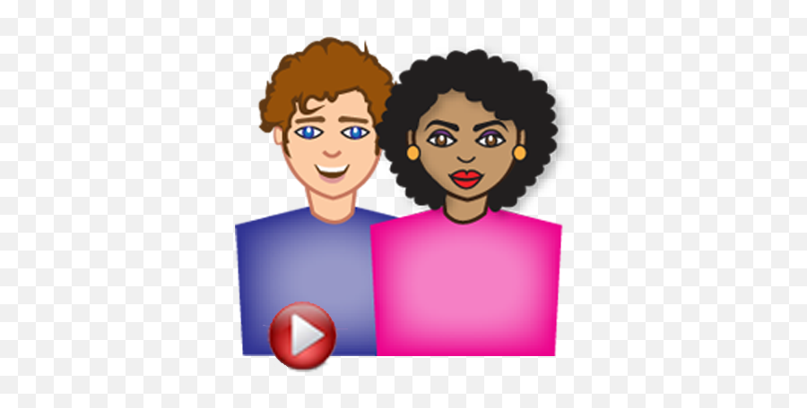 Idiversicons - Idiversicons Curly Emoji,African American Emoji