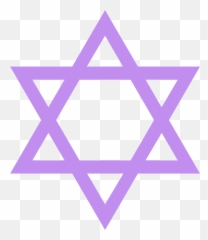 Star Of David - Ethiopia And Israel Flag Emoji,Lilac Emoji