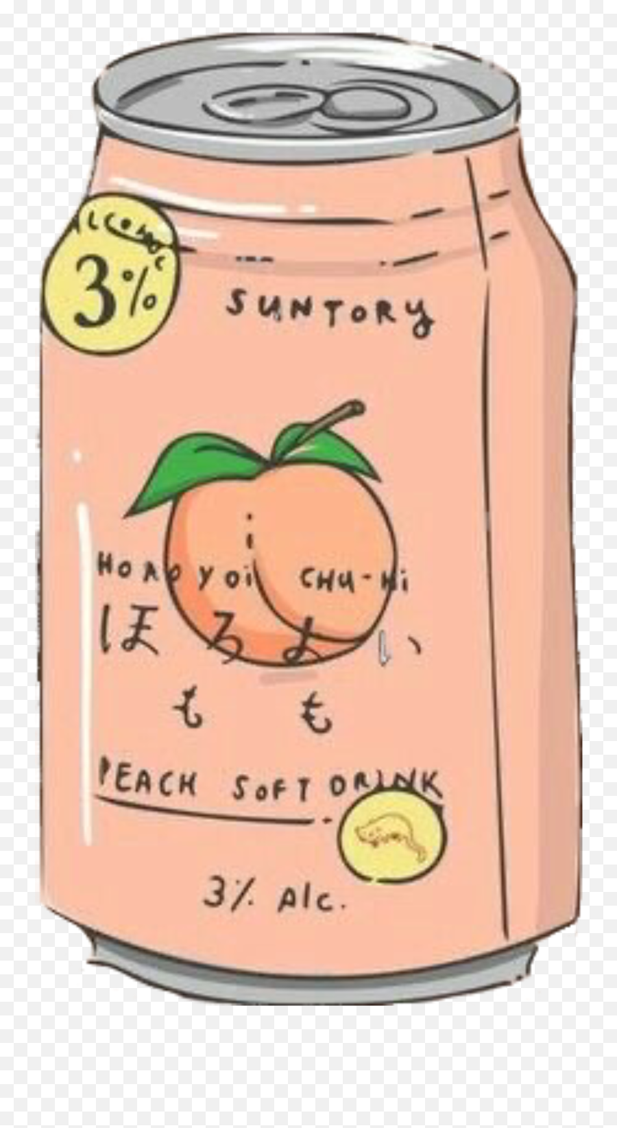 Popular And Trending Gaseosa Stickers Picsart - Peach Drink Aesthetic Cartoon Emoji,Emoji Pillows Peach