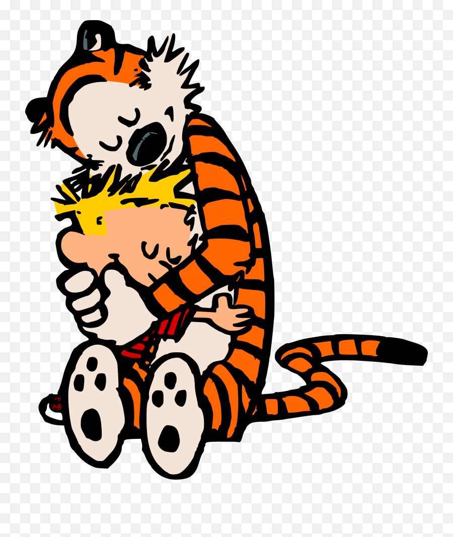 Calvin And Hobbes Transparent Image - Calvin And Hobbes Png Emoji,Calvin And Hobbes Emoji
