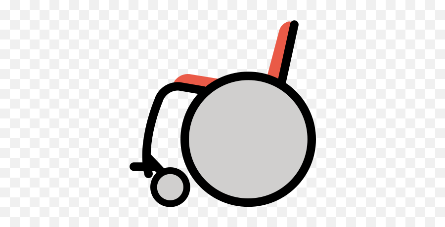 Manual Wheelchair - Dot Emoji,Wheelchair Emoji