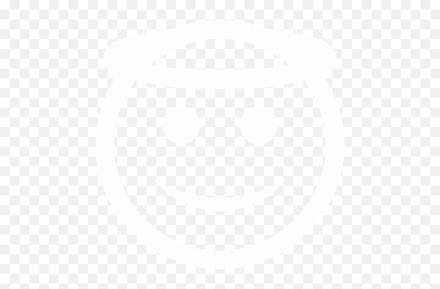 White Angel Icon - Free White Emoticon Icons Happy Emoji,Angel Emoticon On Fb