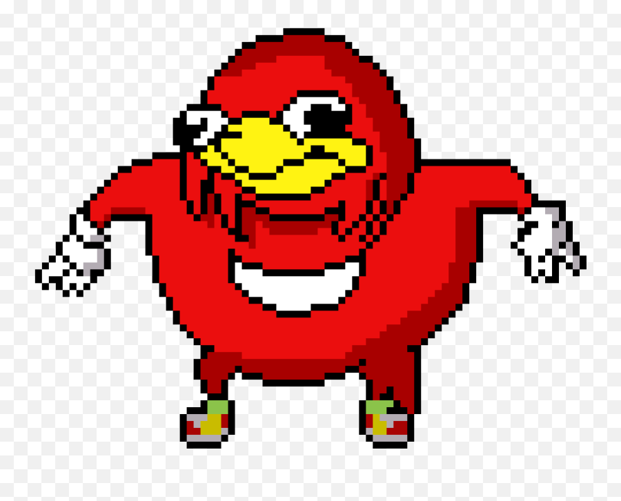 Pixilart - Silly Things By Rewindzion Uganda Knuckles Pixel Art Minecraft Emoji,Ditto Emoji