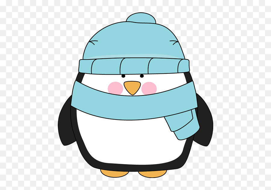 Cute Winter Penguin Clip Art - Winter Penguin Clip Art Emoji,Penguin Emoticon For Facebook