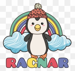 Rainbow Penguin Clouds Personalized - Fictional Character Emoji,Penguin Shirt Emoji